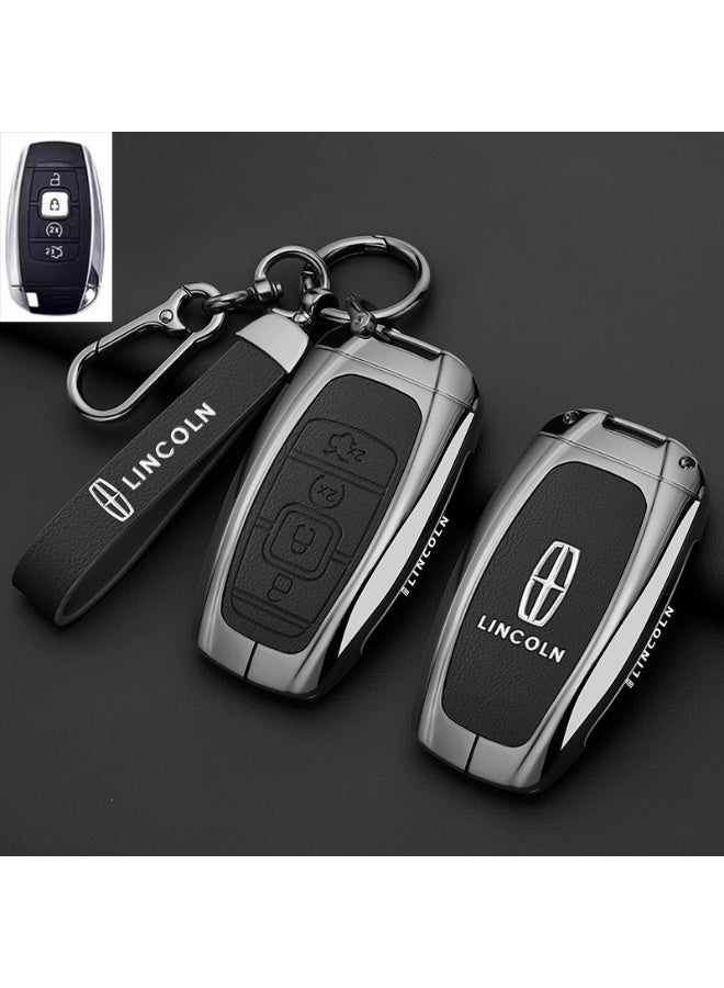 Lincoln High end car key protection case suitable for Lincoln adventurers, 24/25 Navigator Z, Navigator, and Aviator car key shell cases - Image 1